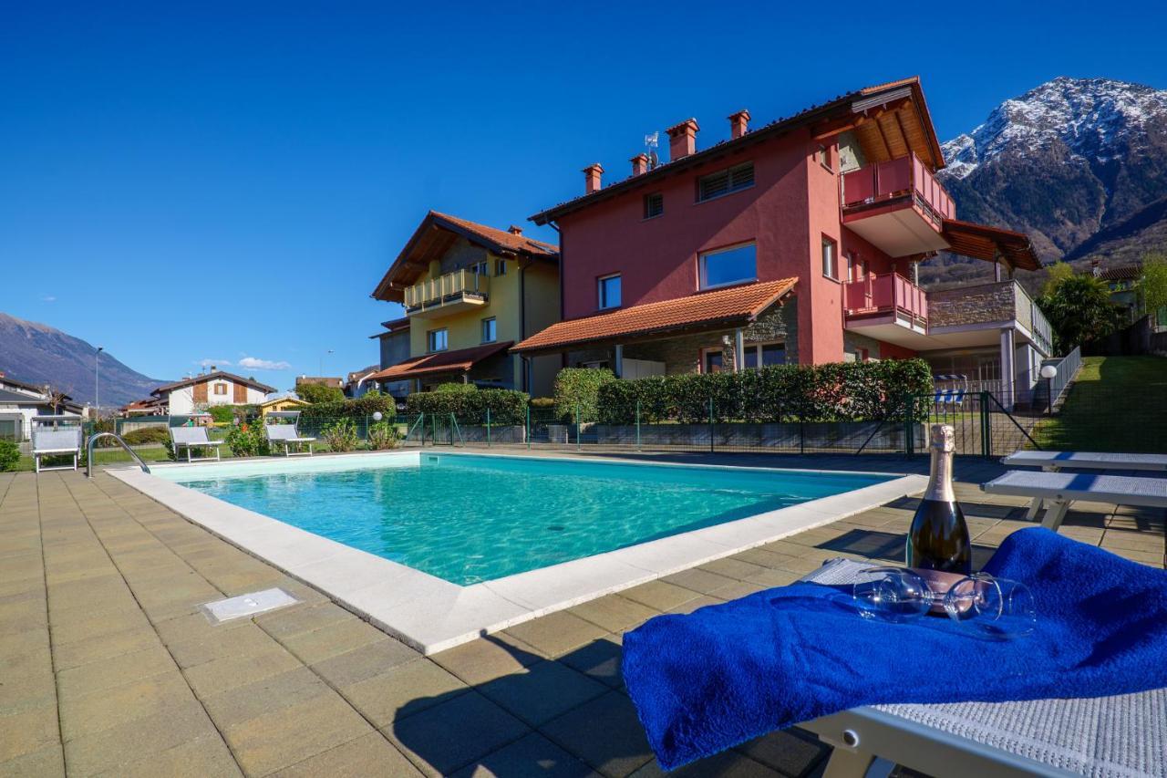 Residence Girasole Casa Rossa B Colico Exteriör bild